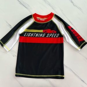 Lightning McQueen Swim Shirt for Boys